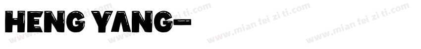 Heng yang字体转换